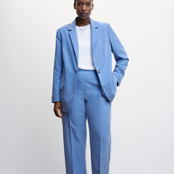 Mango modal-blend suit blazer - Picture 1 of 3